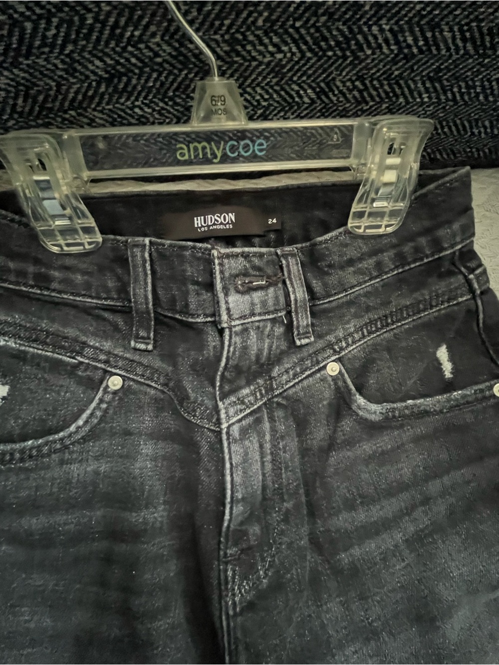 Hudson Jeans Women’s Skinny Black Washed Denim
